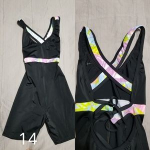 One piece workout shorts